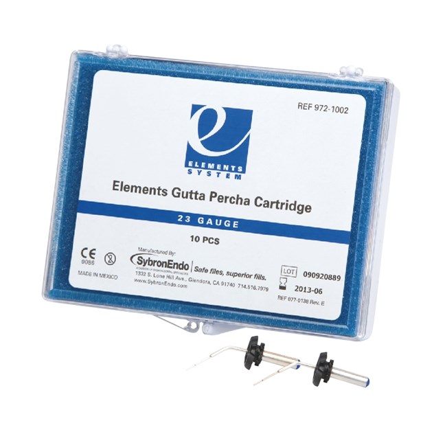 Elements Obturation Gutta Percha Cartridges 23GA (Heavy Body) - Silver