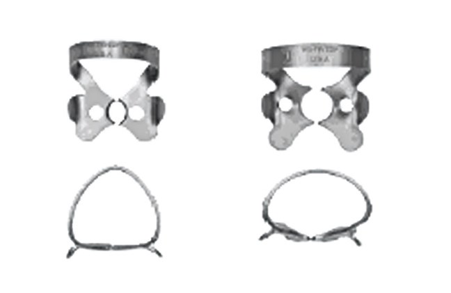 00 Satin Steel Rubber Dam Clamp