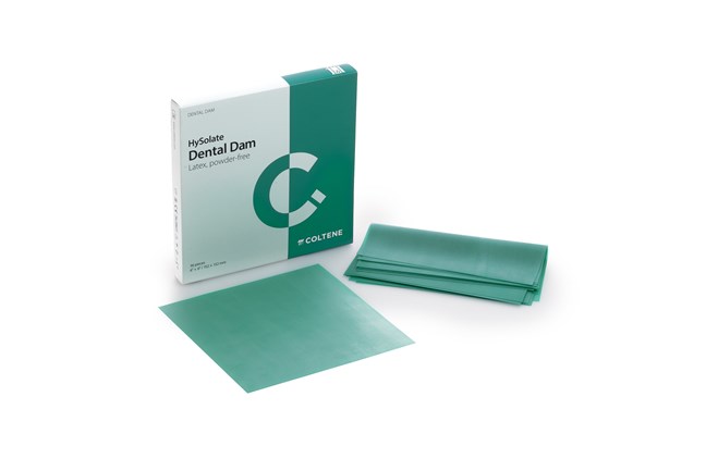 HySolate Rubber Dam Green X-Heavy Square 6x6
