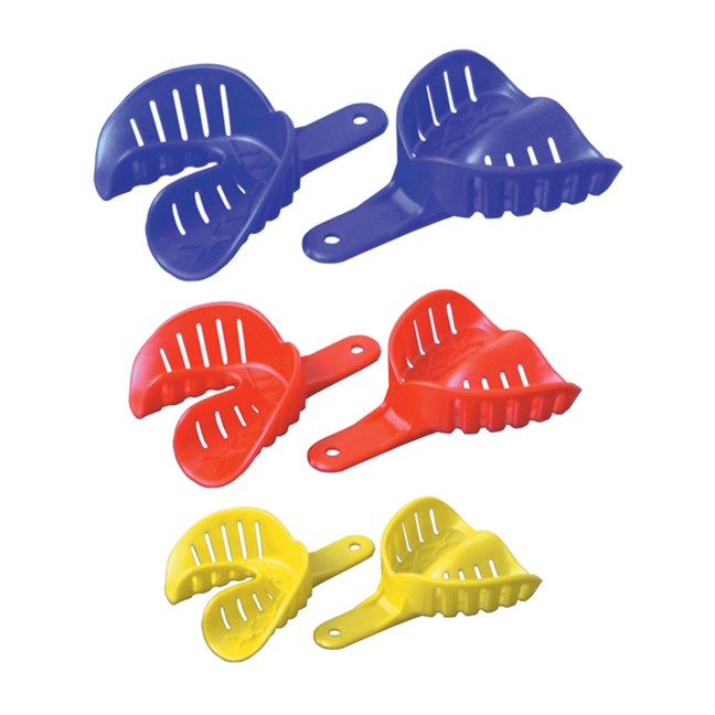 Orthodontic Impression Trays Size 2 Medium Lower Red