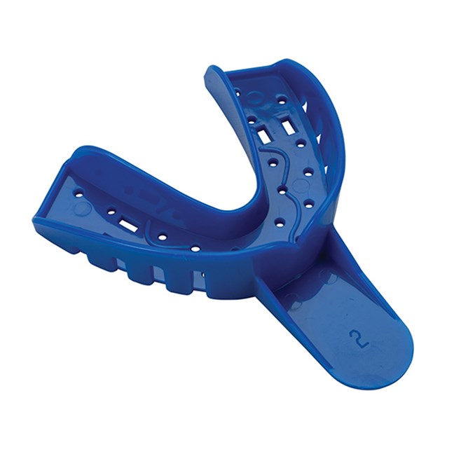 Plastic Handled Impression Tray Lower Large