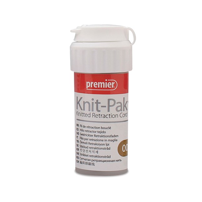 Knit-Pak Retraction Cord Size 00 Brown