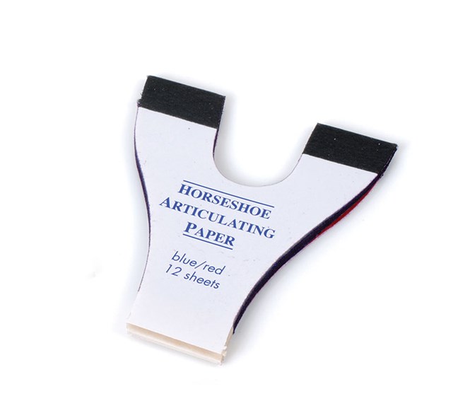 Articulation Paper Horseshoe – Red/Blue