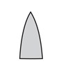 One Gloss Refills Midi-points, Unmounted