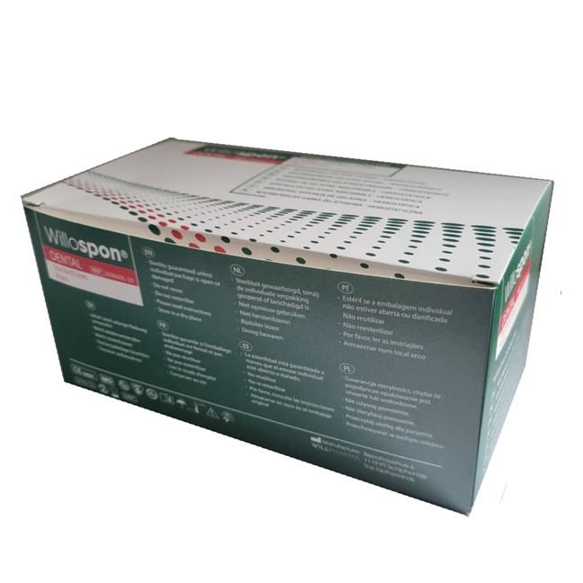 Willospon Dental Cubes, Sterile Absorbable Gelatin Haemostat Sponge 10x10x10mm