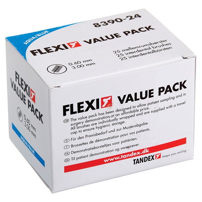 Flexi Interdental Brush Value Packs Aqua - Extra Fine
