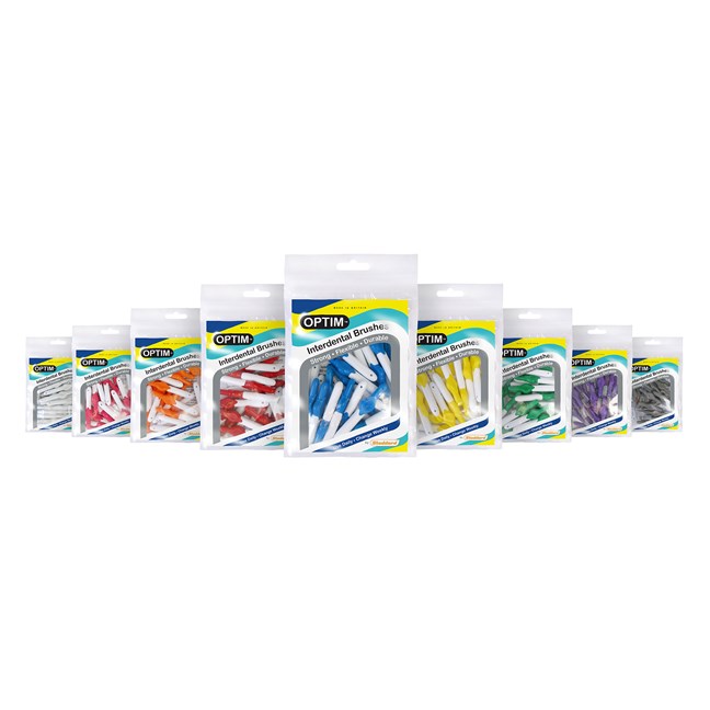 OPTIM Interdental Brush Bulk Packs XXFine Red