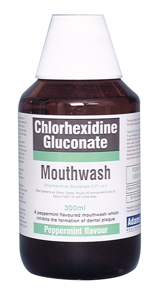 Chlorhexidine Gluconate Mouthwash Peppermint Flavour