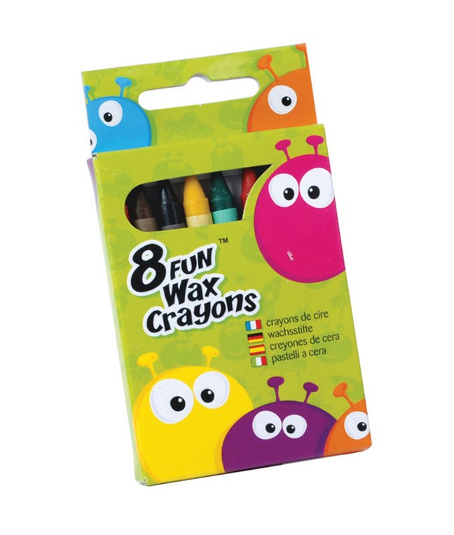Wax Crayons Assorted Colours