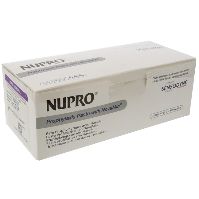 NUPRO Sensodyne Paste Cups Stain Removal - Orange with fluoride