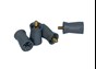 Young Prophy Cups Turbo Plus type, Long, Soft, Screw-type (Grey)