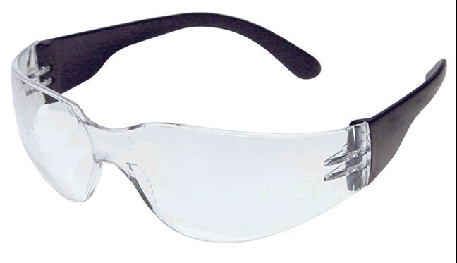 Crackerjack Safety Glasses Clear Lens: Anti Fog/ Anti Scratch