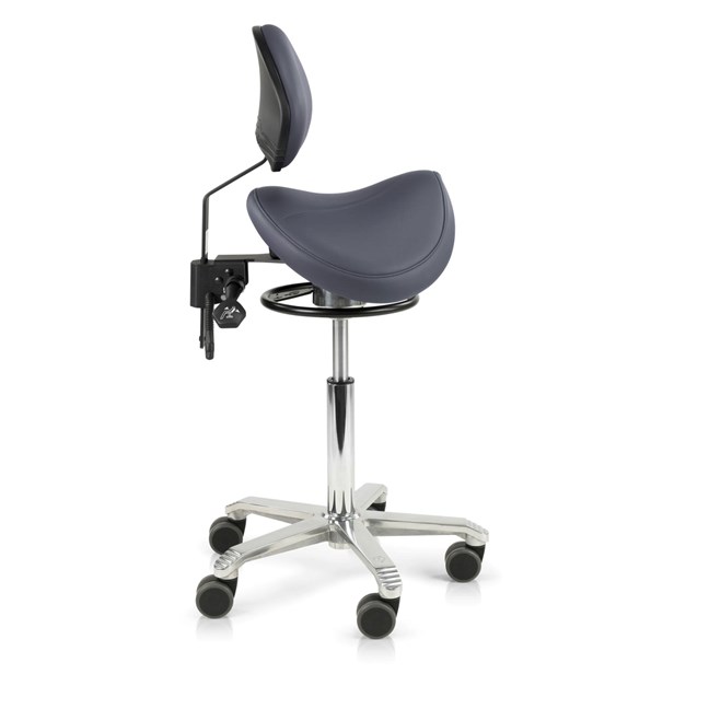 Jumper Saddle Stool Standard with Balance & Backrest (44cm)