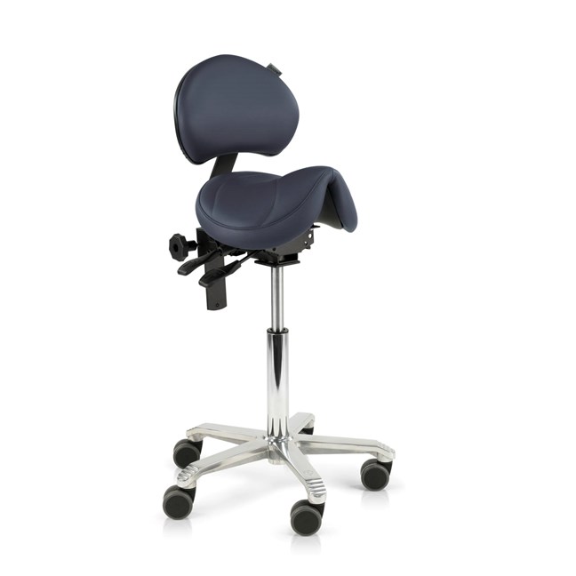 Amazone Saddle with backrest & adjustable seat tilt
