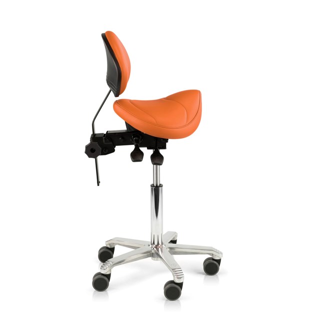 Amazone Saddle with backrest & adjustable seat tilt