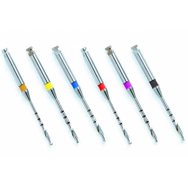 ParaPost X Drills (two fluted) P42-4 1.00mm Yellow