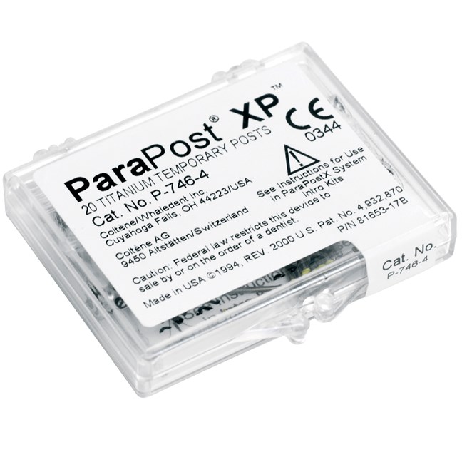 ParaPost XP Titanium Temporary Posts P746-4 1.00mm Yellow
