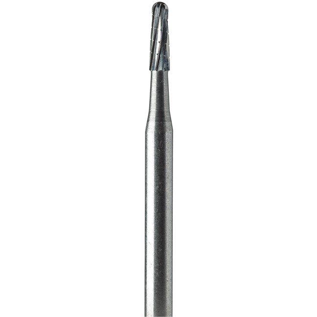 Oral Surgery Burs - Tungsten Carbide 1703 (021) Domed Taper Fissure Cross Cut Stryker Shank 5 (59mm)
