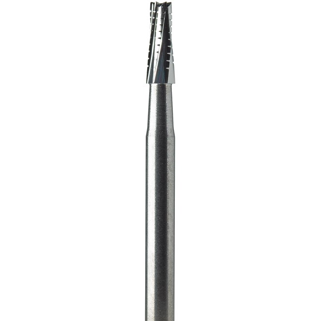 Surgical Burs - Tungsten Carbide 702 Taper Fissure Cross Cut 016 J Notch Shank 6