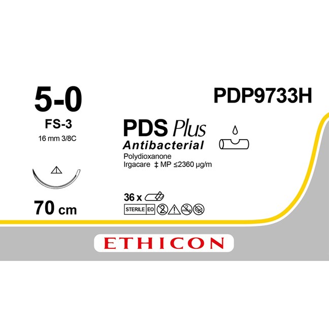 PDS Plus Suture PDP9733H Gauge 5-0, Length 70cm