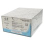 Mersilk Black Suture W501H. Length: 75cm, Gauge: 4/0