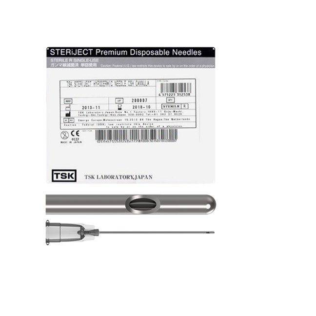 Closed Single Hole (CSH) Cannula TSKiD Standard 25G x 38mm (1.5")