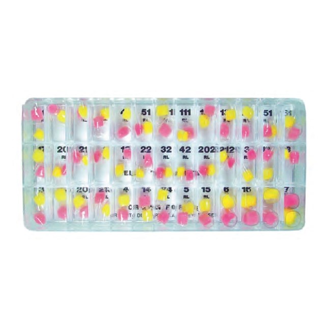 Odus Pella Transparent Crown Forms Assortment of 78