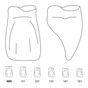 Odus Pella Transparent Crown Forms Central-Cervical Part Enlarged 101