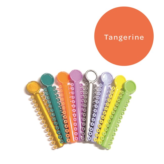 Elastomeric Ligatures Regular Tangerine