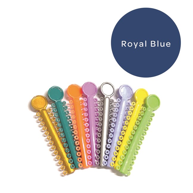 Elastomeric Ligatures Regular Royal Blue