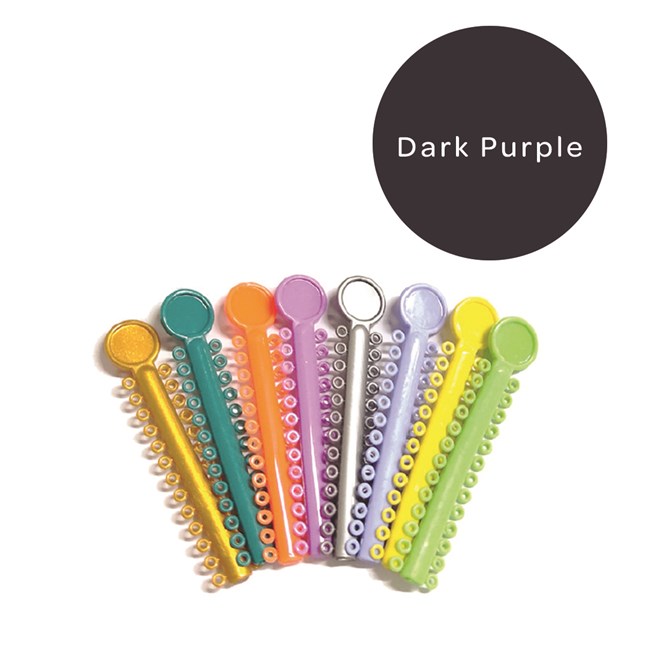 Elastomeric Ligatures Regular Dark Purple