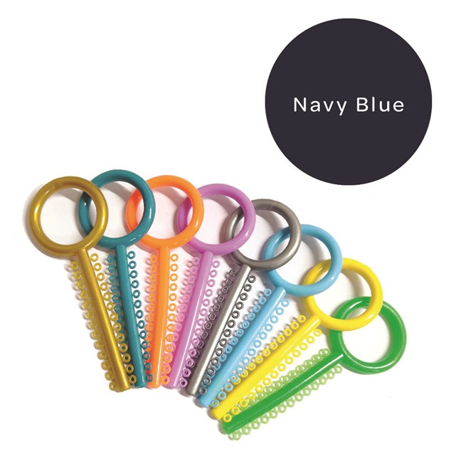 Elastomeric Ligatures Navy Blue