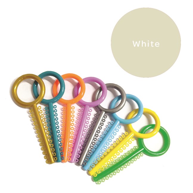 Elastomeric Ligatures White