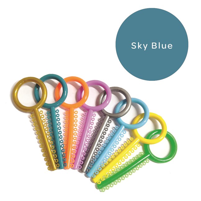 Elastomeric Ligatures Sky Blue