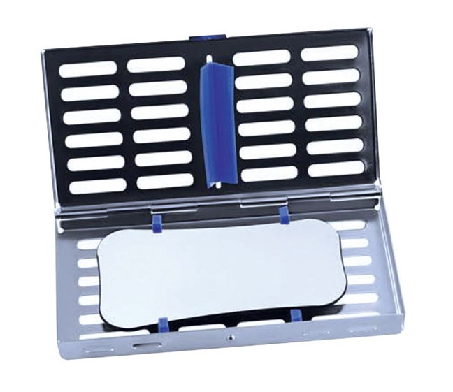 Photographic Mirrors Sterilisation Cassette Small (Holds one photographic mirror)